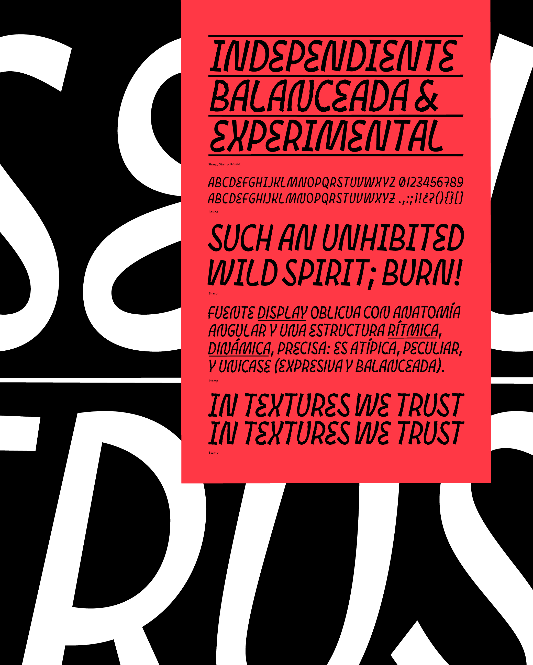 Discover Cumbre, a dynamic display font with sharp angles and bold, rebellious curves